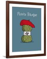 Pays B. - Pelote basque-Sylvain Bichicchi-Framed Art Print