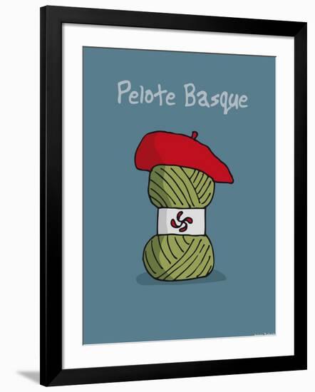 Pays B. - Pelote basque-Sylvain Bichicchi-Framed Art Print