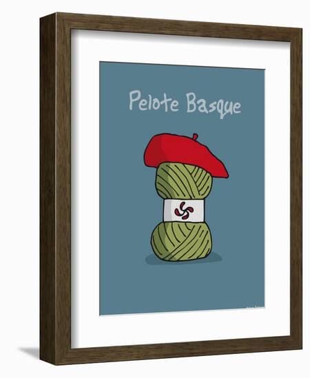 Pays B. - Pelote basque-Sylvain Bichicchi-Framed Art Print