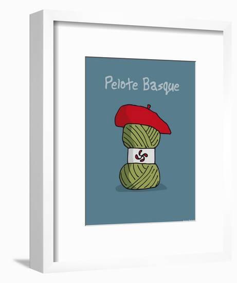 Pays B. - Pelote basque-Sylvain Bichicchi-Framed Art Print