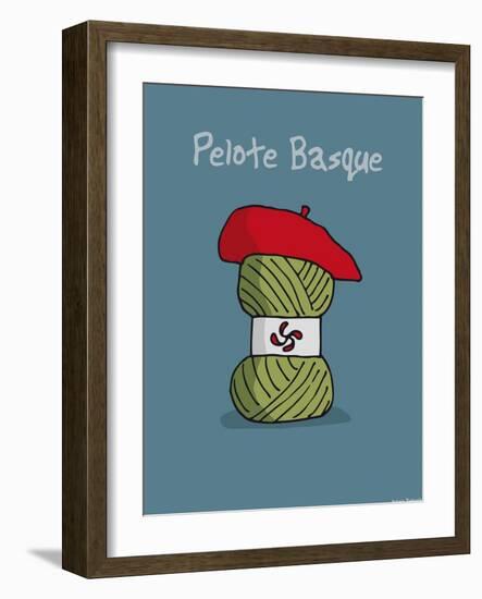 Pays B. - Pelote basque-Sylvain Bichicchi-Framed Art Print
