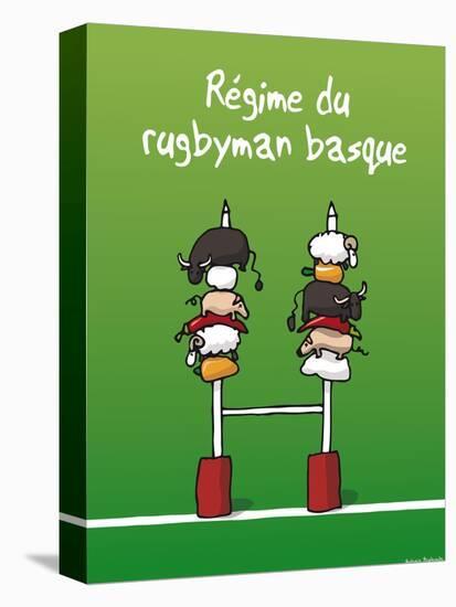 Pays B. - Régime du rugbyman basque-Sylvain Bichicchi-Stretched Canvas