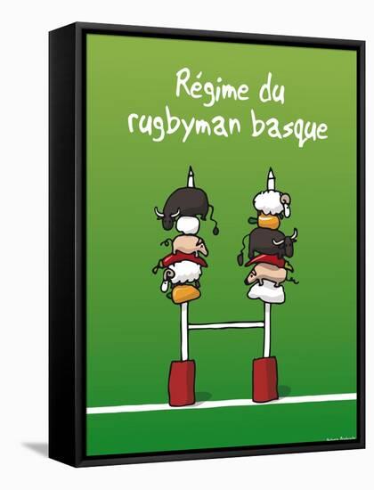 Pays B. - Régime du rugbyman basque-Sylvain Bichicchi-Framed Stretched Canvas