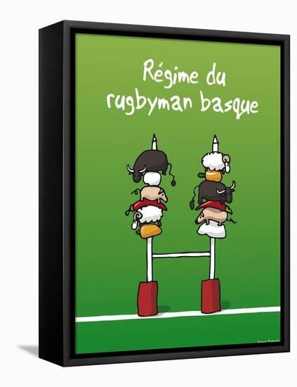 Pays B. - Régime du rugbyman basque-Sylvain Bichicchi-Framed Stretched Canvas