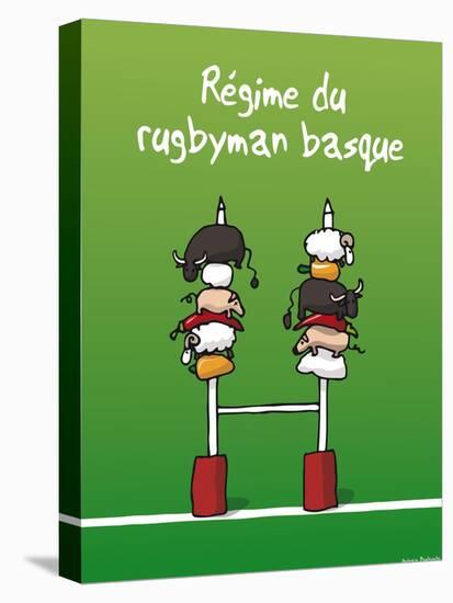 Pays B. - Régime du rugbyman basque-Sylvain Bichicchi-Stretched Canvas