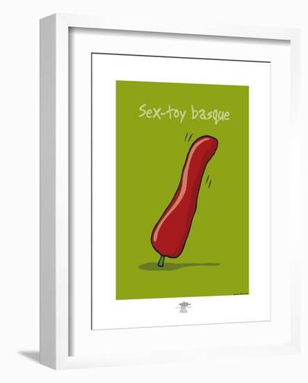 Pays B. - Sex-toy basque-Sylvain Bichicchi-Framed Art Print