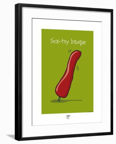 Pays B. - Sex-toy basque-Sylvain Bichicchi-Framed Art Print