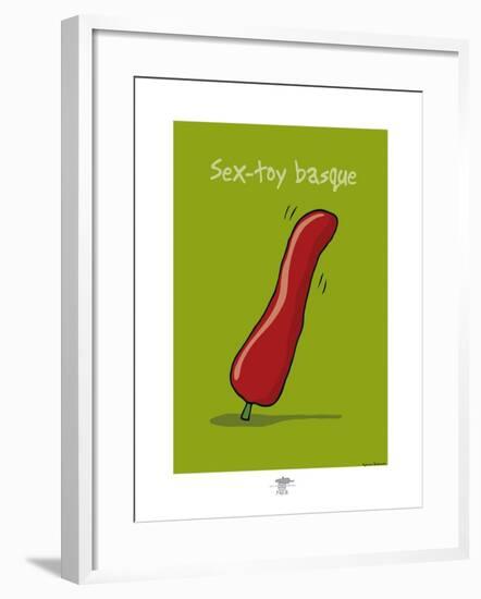 Pays B. - Sex-toy basque-Sylvain Bichicchi-Framed Art Print
