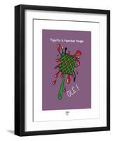 Pays B. - Tapette à taureaux basques-Sylvain Bichicchi-Framed Art Print