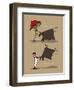 Pays B. - Tauromachie basque-Sylvain Bichicchi-Framed Art Print