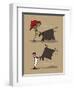 Pays B. - Tauromachie basque-Sylvain Bichicchi-Framed Art Print