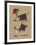 Pays B. - Tauromachie basque-Sylvain Bichicchi-Framed Art Print