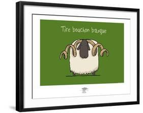 Pays B. - Tire-bouchon basque-Sylvain Bichicchi-Framed Art Print