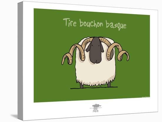 Pays B. - Tire-bouchon basque-Sylvain Bichicchi-Stretched Canvas