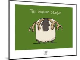 Pays B. - Tire-bouchon basque-Sylvain Bichicchi-Mounted Art Print