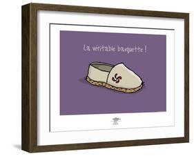 Pays B. - Véritable basquette-Sylvain Bichicchi-Framed Art Print