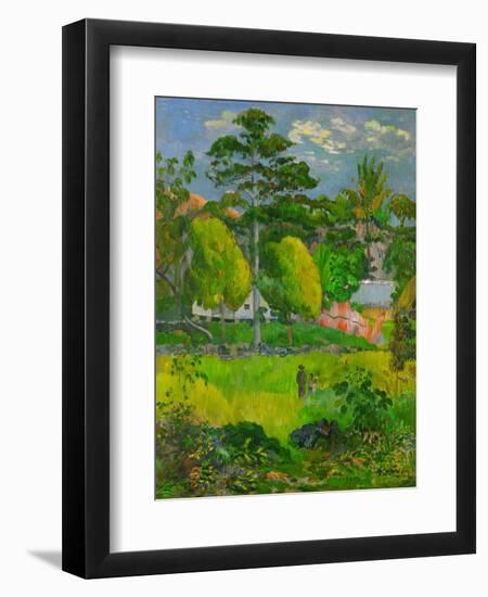 Paysage, 1901 Canvas, 76 x 65 cm RF 1963-107.-Paul Gauguin-Framed Giclee Print