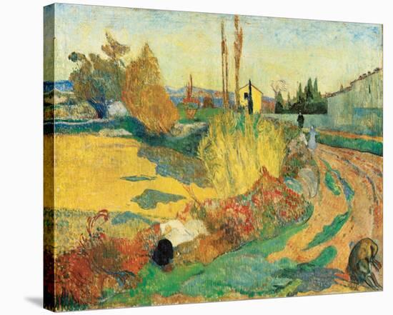 Paysage a Arles, 1888-Paul Gauguin-Stretched Canvas
