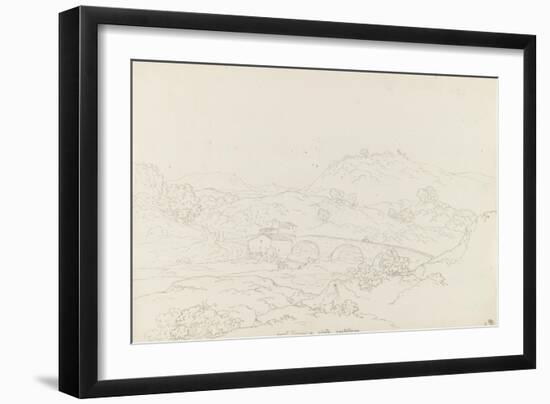 Paysage accidenté-Pierre Henri de Valenciennes-Framed Giclee Print