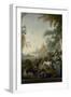 Paysage au chien-Jean Baptiste-Framed Giclee Print