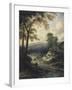 Paysage au fauconnier-Jan Wynants-Framed Giclee Print