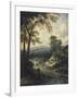 Paysage au fauconnier-Jan Wynants-Framed Giclee Print