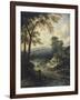 Paysage au fauconnier-Jan Wynants-Framed Giclee Print