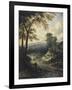 Paysage au fauconnier-Jan Wynants-Framed Giclee Print