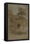 Paysage au feuillage-James Abbott McNeill Whistler-Framed Stretched Canvas
