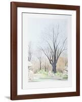 Paysage aux Arbres-Francis Saillart-Framed Limited Edition