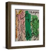 Paysage aux Isbas-Marc Chagall-Framed Collectable Print