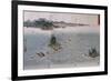 Paysage aux tourbillons d'Awa-Ando Hiroshige-Framed Giclee Print