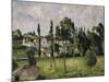 Paysage Avec Conduite d'Eau, circa 1879-Paul Cézanne-Mounted Giclee Print