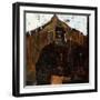 Paysage Avec Corbeaux (Landscape with Ravens) - Peinture De Egon Schiele (1890-1918) Huile Sur Toil-Egon Schiele-Framed Giclee Print