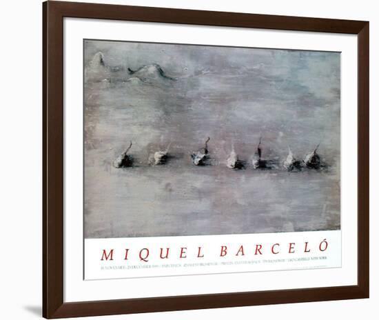 Paysage avec Sept Fruits, 1989-Miquel Barceló-Framed Collectable Print