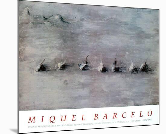Paysage avec Sept Fruits, 1989-Miquel Barceló-Mounted Collectable Print