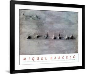 Paysage avec Sept Fruits, 1989-Miquel Barceló-Framed Collectable Print