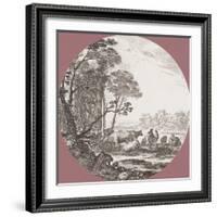 Paysage avec un Chapiteau Corinthien-Stefano della Bella-Framed Art Print