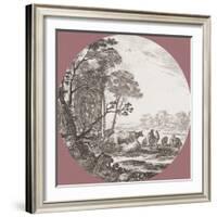 Paysage avec un Chapiteau Corinthien-Stefano della Bella-Framed Art Print