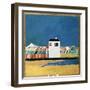 Paysage Avec Une Maison Blanche (Landscape with a White House). Peinture De Kasimir Severinovich Ma-Kazimir Severinovich Malevich-Framed Giclee Print