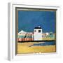 Paysage Avec Une Maison Blanche (Landscape with a White House). Peinture De Kasimir Severinovich Ma-Kazimir Severinovich Malevich-Framed Giclee Print