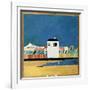 Paysage Avec Une Maison Blanche (Landscape with a White House). Peinture De Kasimir Severinovich Ma-Kazimir Severinovich Malevich-Framed Giclee Print