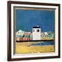 Paysage Avec Une Maison Blanche (Landscape with a White House). Peinture De Kasimir Severinovich Ma-Kazimir Severinovich Malevich-Framed Giclee Print