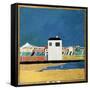 Paysage Avec Une Maison Blanche (Landscape with a White House). Peinture De Kasimir Severinovich Ma-Kazimir Severinovich Malevich-Framed Stretched Canvas