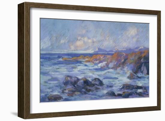 Paysage, c.1872-Jean-Baptiste-Armand Guillaumin-Framed Giclee Print