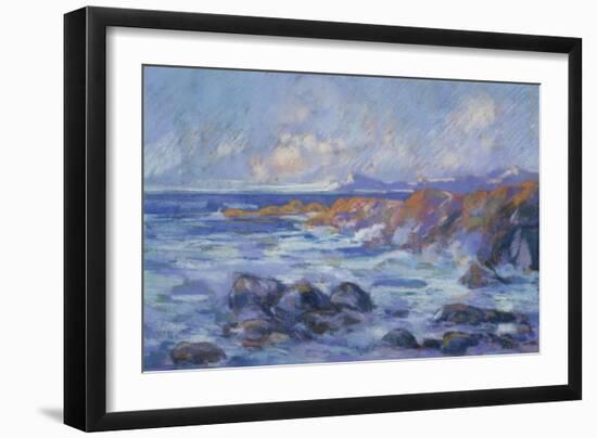 Paysage, c.1872-Jean-Baptiste-Armand Guillaumin-Framed Giclee Print