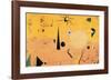 Paysage Catalan (Le Chasseur), c.1923-Joan Miro-Framed Art Print