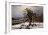 Paysage D'hiver Avec Chene Sur Les Bords De L'elbe, Allemagne  Peinture De Johan Christian Clausen-Johan Christian Dahl-Framed Giclee Print