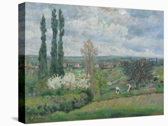 Paysage D'Ile De France-Armand Guillaumin-Stretched Canvas