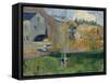 Paysage de Bretagne - le moulin David-Paul Gauguin-Framed Stretched Canvas